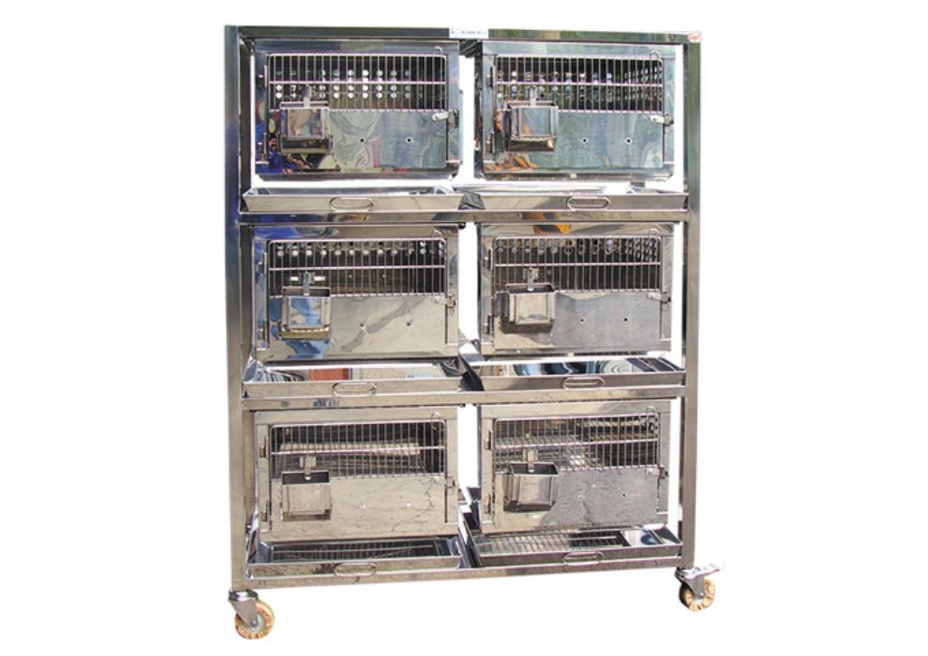 YH258-2  Animal Cage And Trolley (Small)