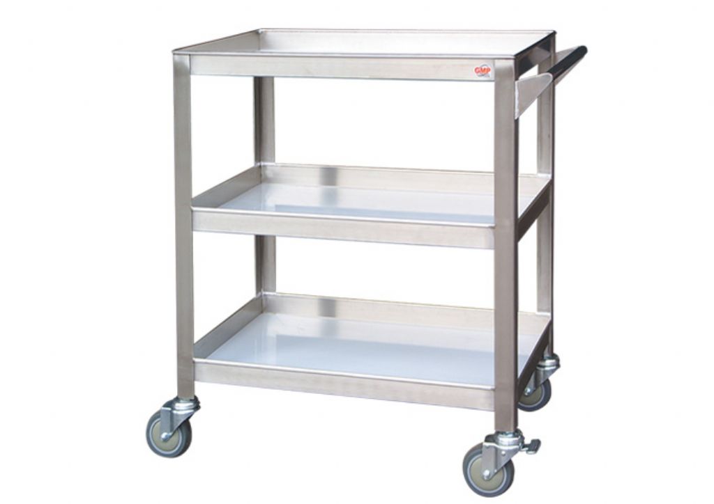 YH047 3-Deck Instrument Cart (1.0mm S/steel)